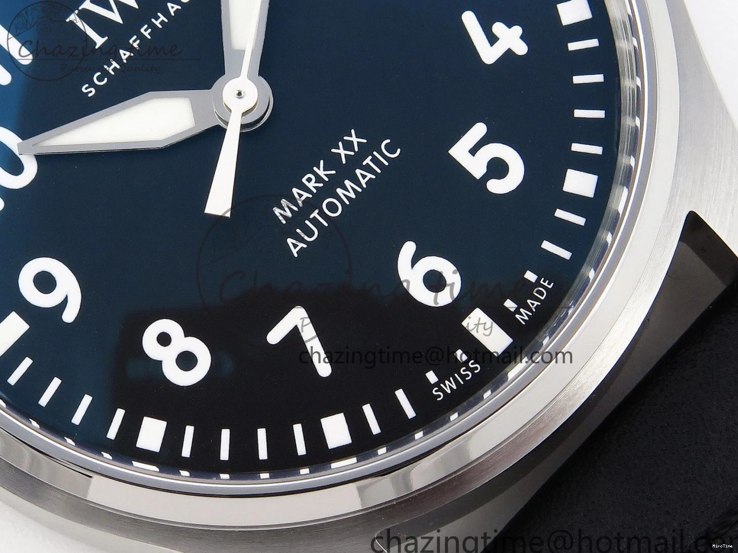 MIROTIME 0331 Pilot Mark XX IW328201 ZF 1:1 Best Edition Black Dial on Black Leather Strap A Affordable 7028